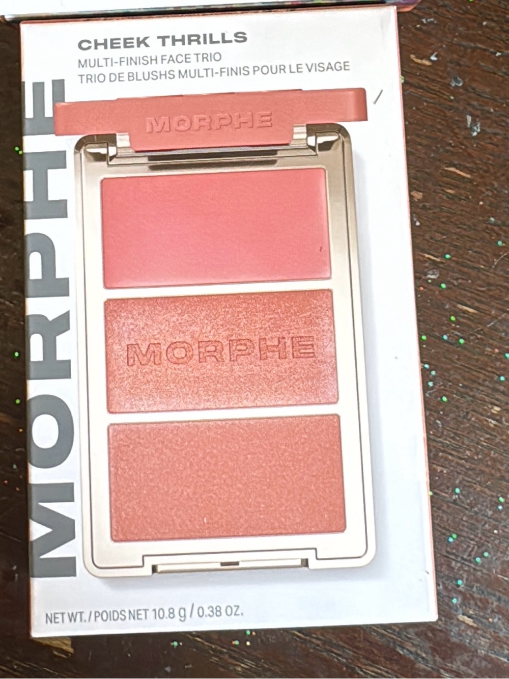 Morphe Cheek Thrills Trio — Coral Rose & Peach Blush Palette